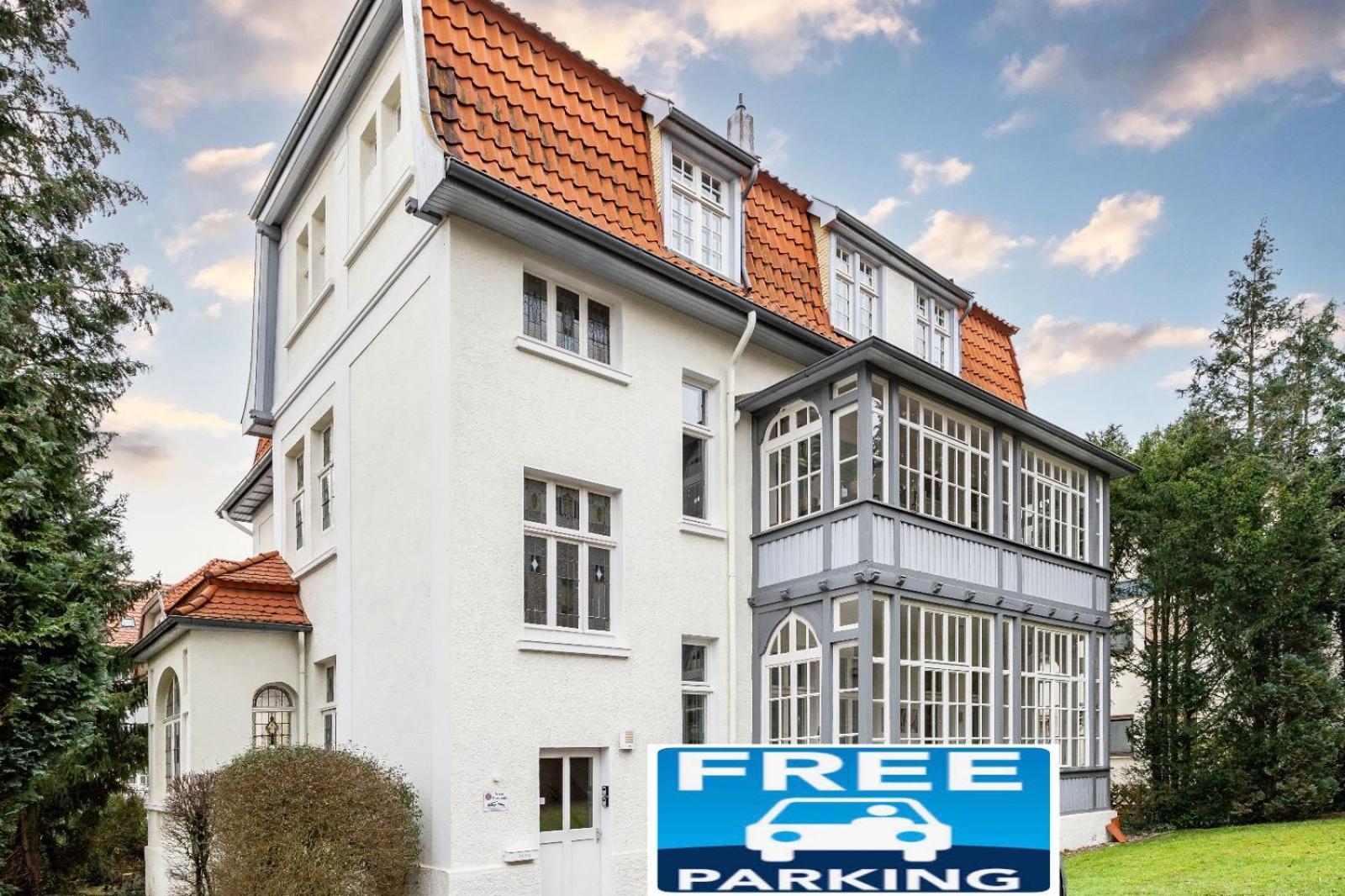 Villa Augusta Am Kurpark Bad Salzuflen Exteriör bild